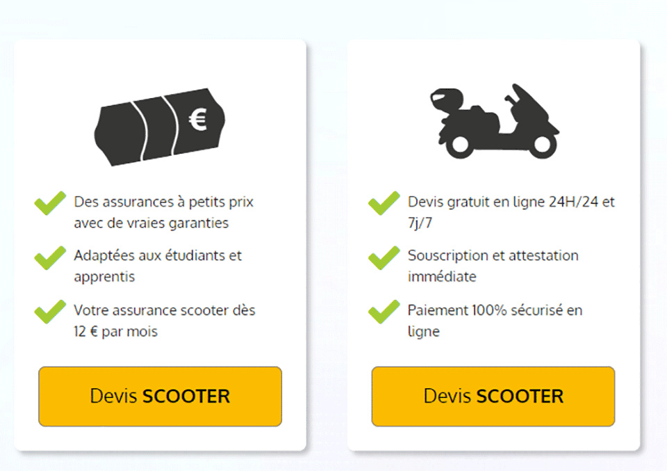 découvrez notre guide complet sur l'assurance scooter, qui vous aide à choisir la meilleure couverture pour votre deux-roues. protégez-vous et protégez votre scooter avec des solutions adaptées à vos besoins et à votre budget.