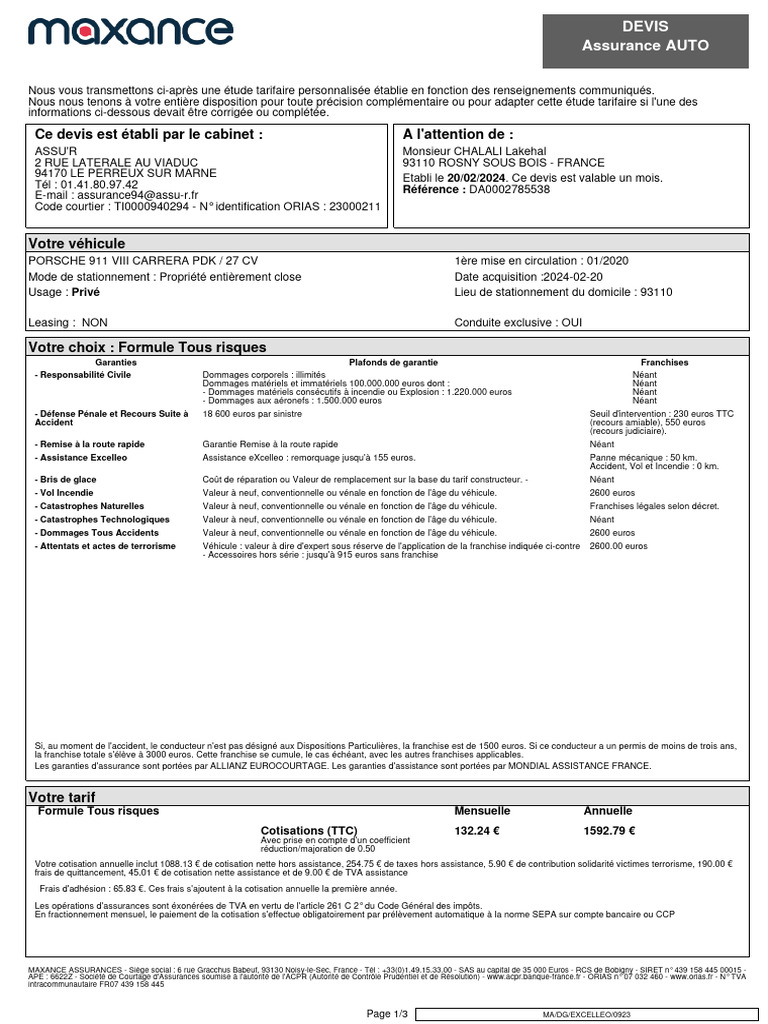 découvrez les tarifs d'assurance moto au maroc en 2020. comparez les offres des assureurs pour trouver la couverture adaptée à votre budget et à vos besoins. informez-vous sur les critères influençant les prix et bénéficiez des conseils pour optimiser votre assurance moto.