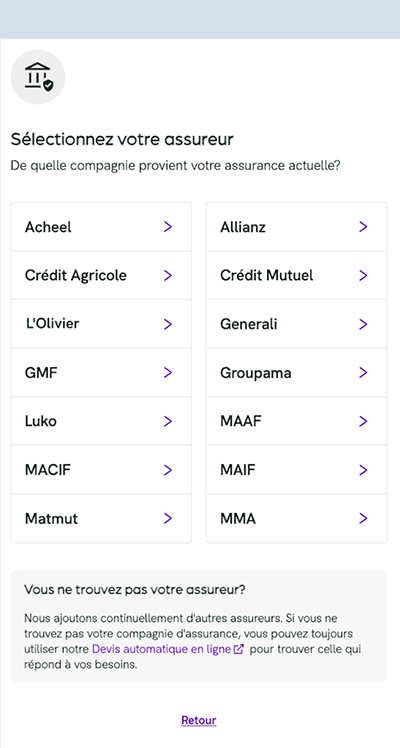 obtenez un devis gratuit et direct pour votre assurance en quelques clics. comparez les offres et trouvez la couverture qui vous convient le mieux sans engagement.