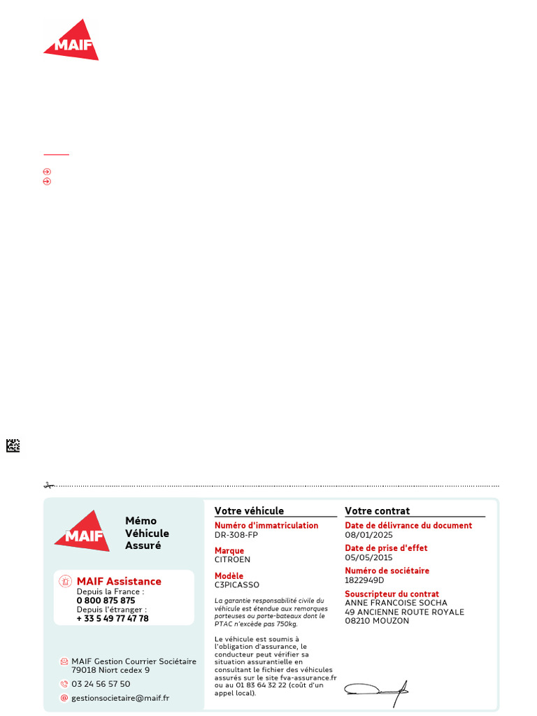 découvrez l'assurance auto maif, une solution adaptée à vos besoins. bénéficiez d'une couverture complète, d'une assistance 24/7 et d'avantages exclusifs pour protéger votre véhicule en toute sérénité.