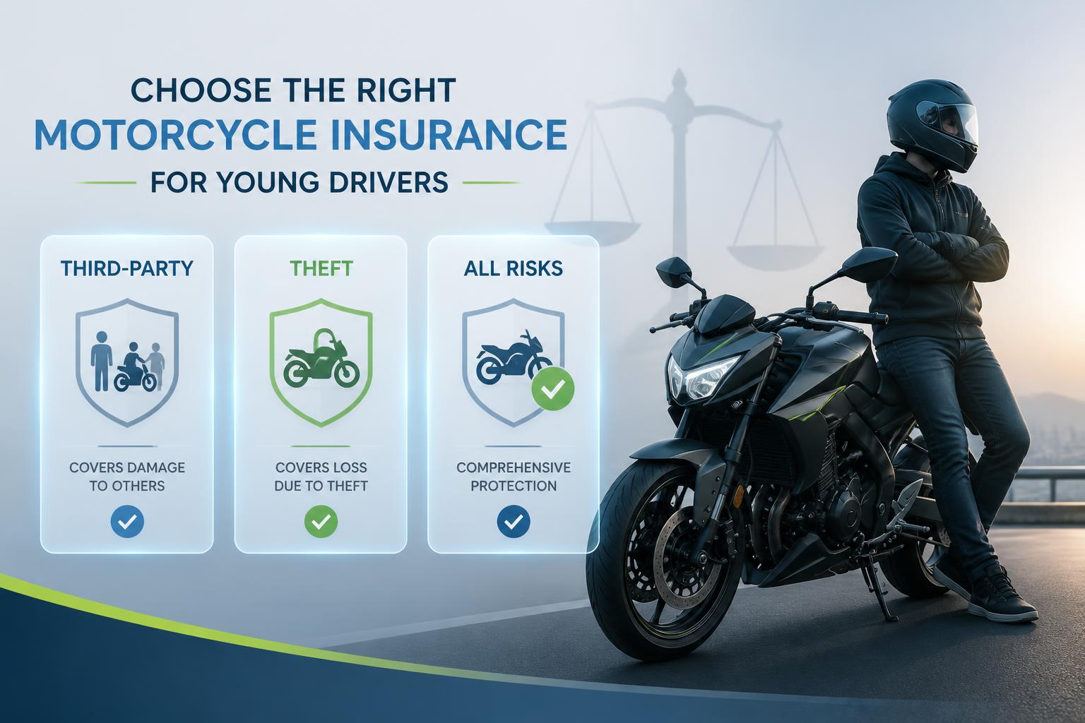 Assurance moto jeune conducteur : tiers, vol ou tous risques